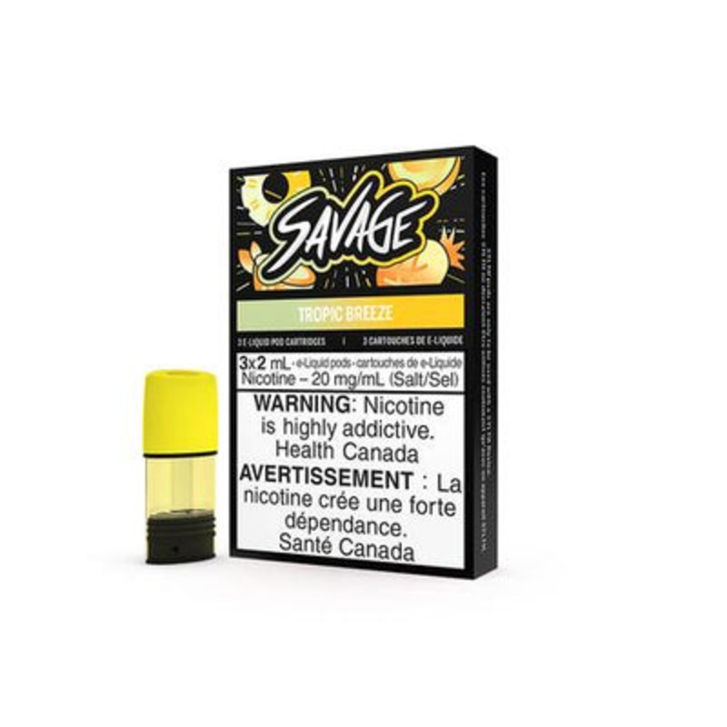 STLTH Savage Pods|20mg|Bold 50mg|Tropic Breeze|Slam Dunk|Pineapple Lemon Ice|Orange Mango Guava Ice|Classic Ice|Apple Ringer|Strawnana|Strawberry kiwi Watermelon|Rocket|Power|Mango Peach Pineapple|Lemon Lime Banana|Grape Apple Ice|Blood Orange Ice