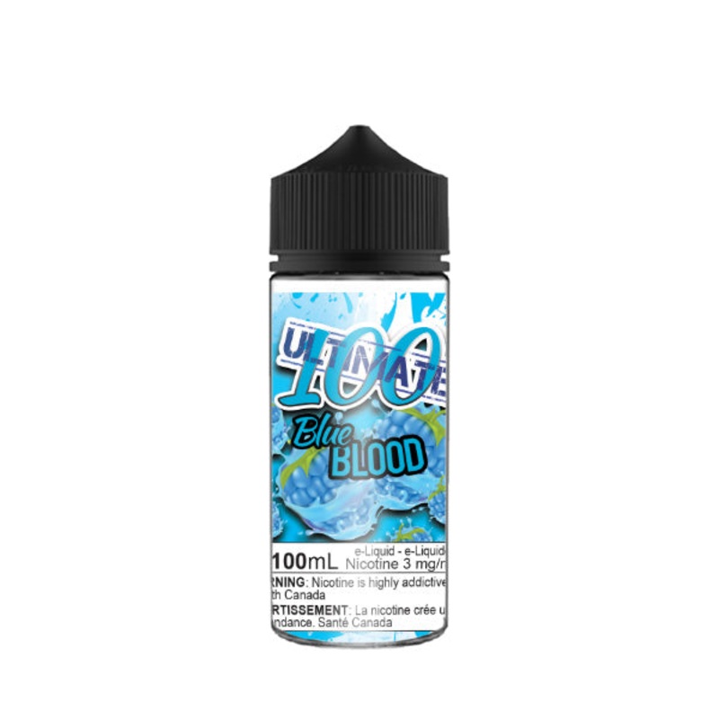 Ultimate 100 E-Liquids|0mg|3mg|6mg|Blue Blood|Love Pink