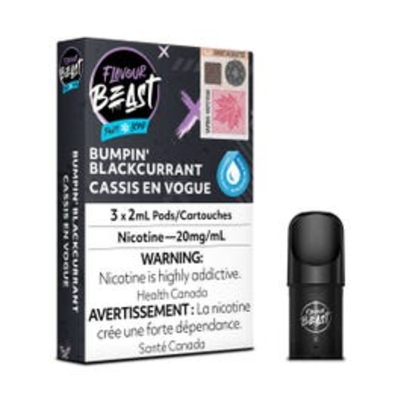 [Vape Pods] Flavour Beast – Bumpin’ Blackcurrant Iced (3pk)