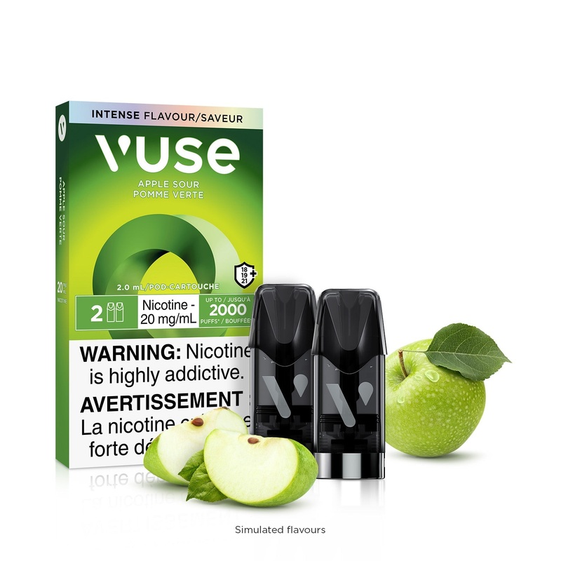 [Vape Pods] VUSE ePod – Apple Sour (2pk)