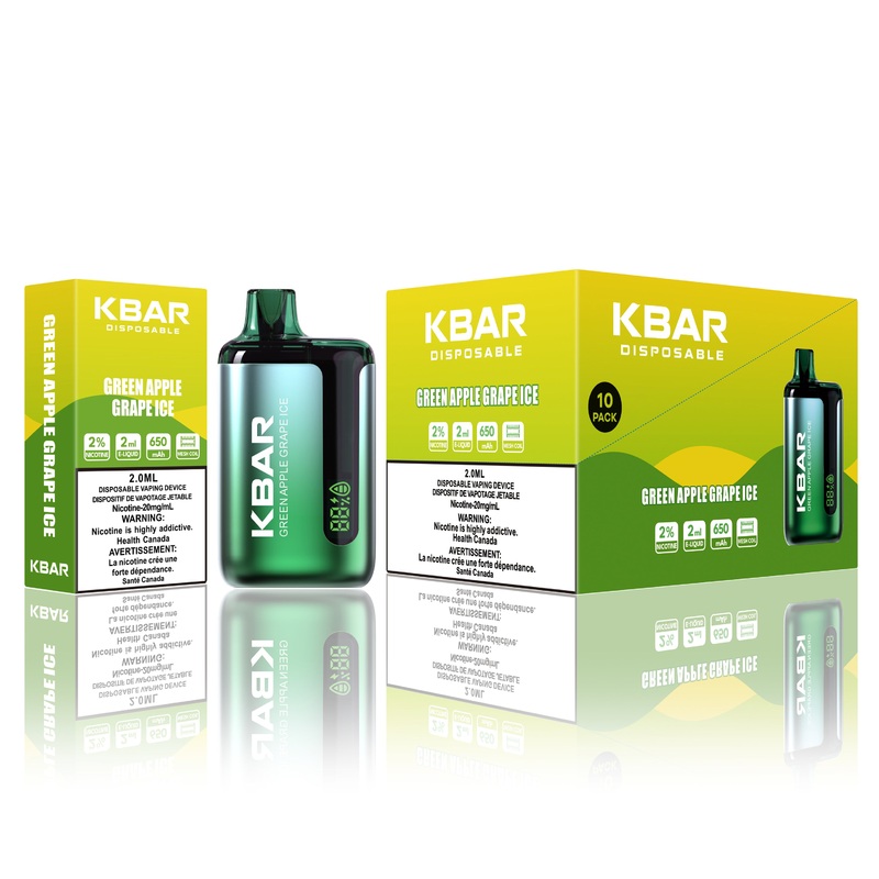 [Disposables] Krazy Bar – Green Apple Grape Ice