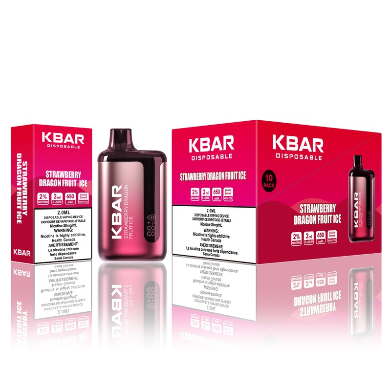 [Disposables] Krazy Bar – Strawberry Dragon Fruit Ice