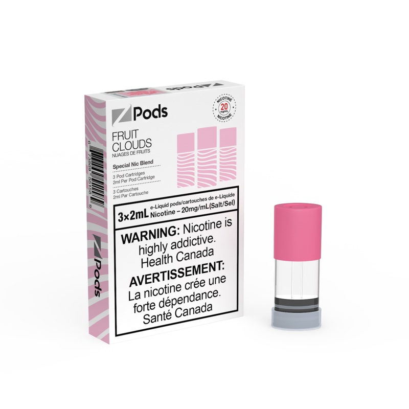 Fluff (Fruit Clouds) Z Pods by Z Lab (‘Stlth’ Compatible Vape Pod) [ON]