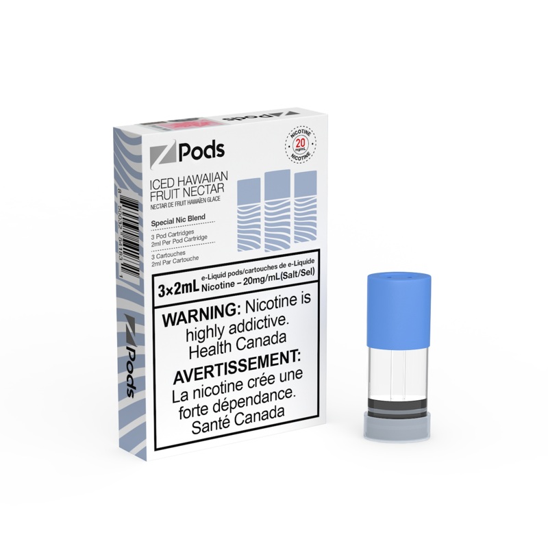 Iced Hawaiian Fruit Nectar Z Pods by Z Lab (‘Stlth’ Compatible Vape Pod) [ON]