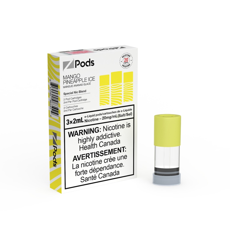 Mango Pineapple Iced Z Pods by Z Lab (‘Stlth’ Compatible Vape Pod) [ON]