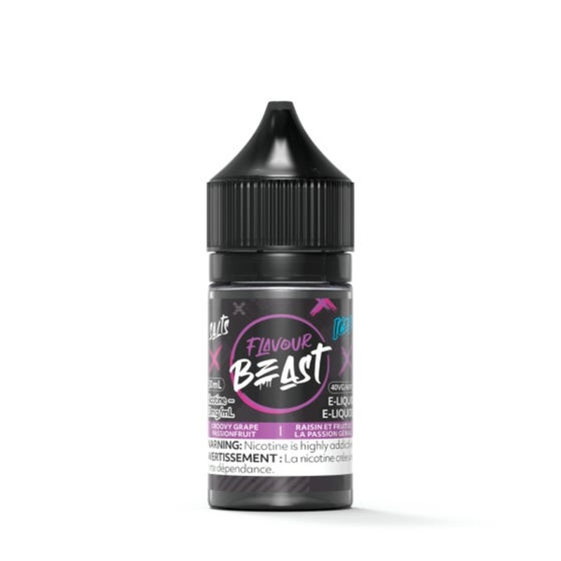 [Nic Salt] Flavour Beast – Groovy Grape Passionfruit Iced 30mL