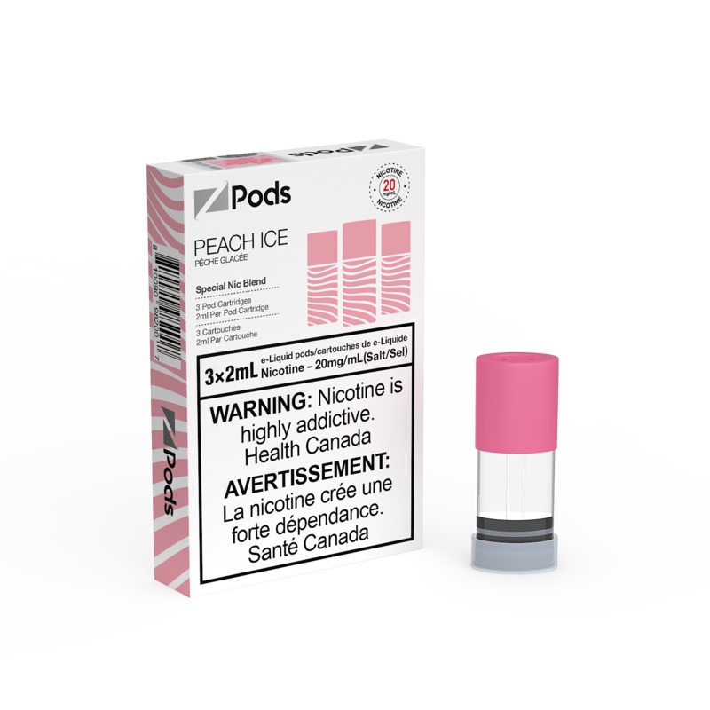 Peach Ice Z Pods by Z Lab (‘Stlth’ Compatible Vape Pod) [ON]