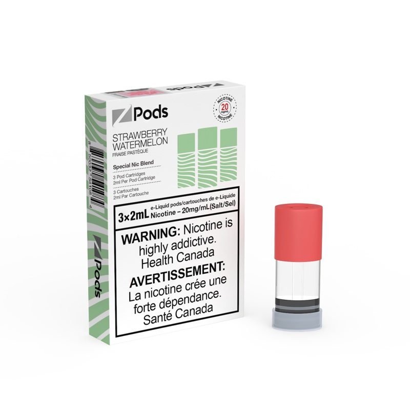 Strawberry Watermelon Z Pods by Z Lab (‘Stlth’ Compatible Vape Pod) [ON]