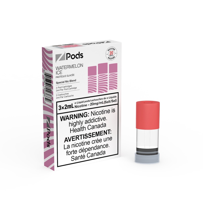 Watermelon Ice Z Pods by Z Lab (‘Stlth’ Compatible Vape Pod) [ON]