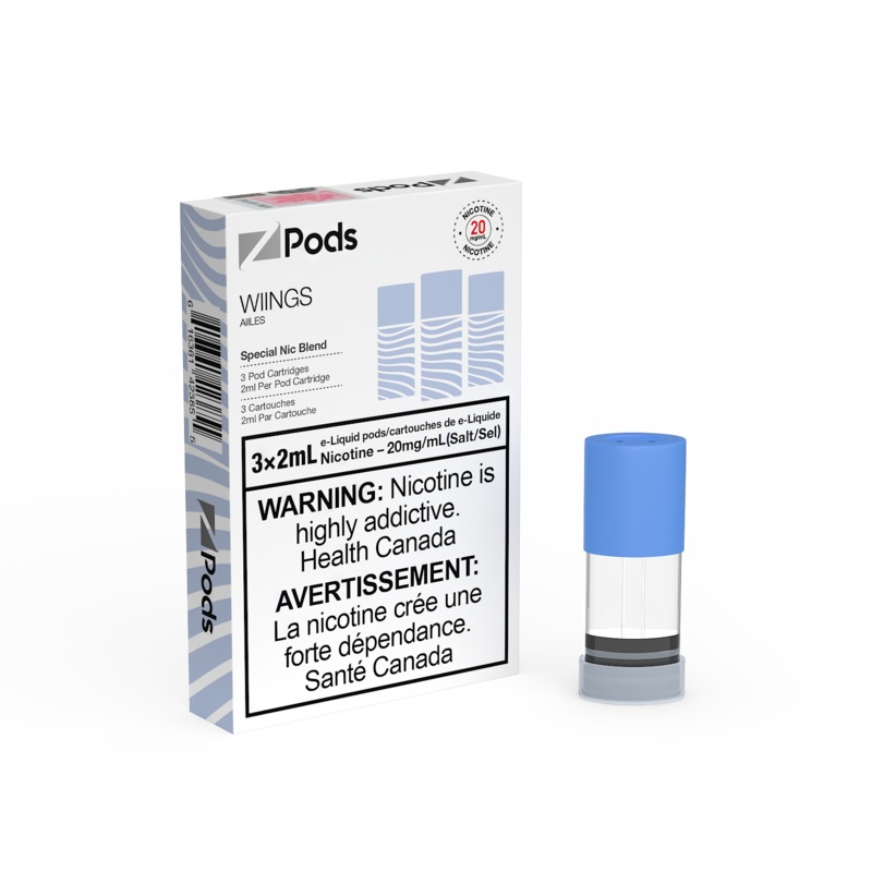 Wiings Z Pods by Z Lab (‘Stlth’ Compatible Vape Pod) [ON]