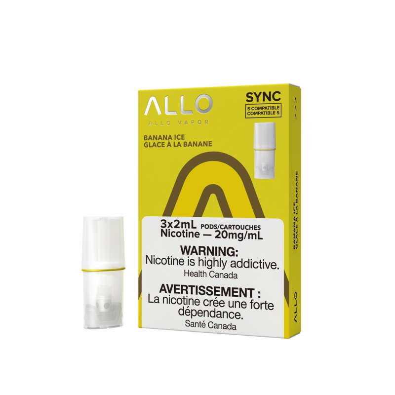Banana Ice (Stlth Compatible) by Allo Sync – Closed Pod System
