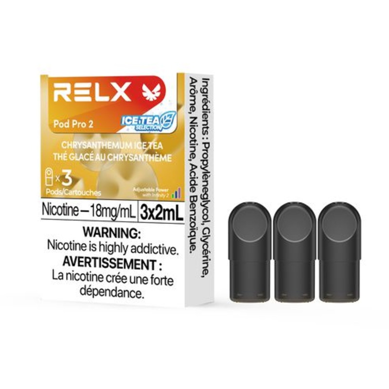 [Vape Pods] RELX Infinity Pro – Chrysanthemum Ice Tea (3pk)