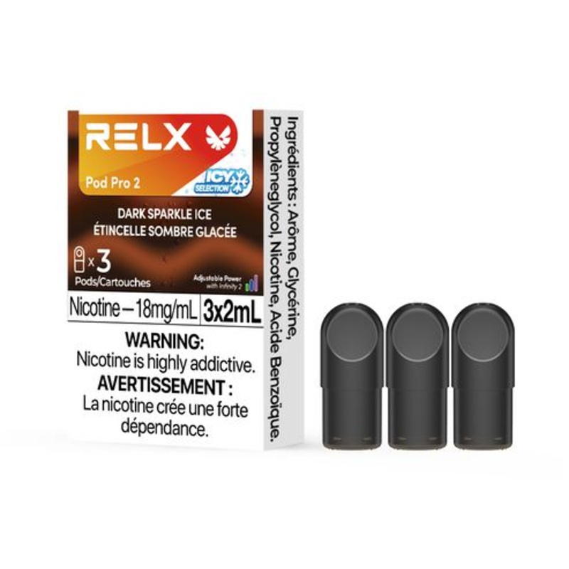 [Vape Pods] RELX Infinity Pro – Dark Sparkle Ice (3pk)