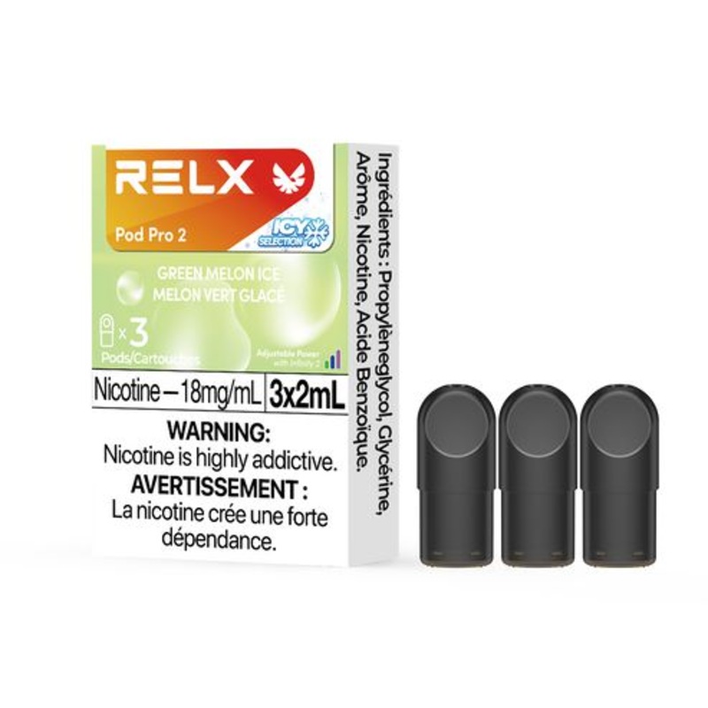 [Vape Pods] RELX Infinity Pro – Green Melon Ice (3pk)