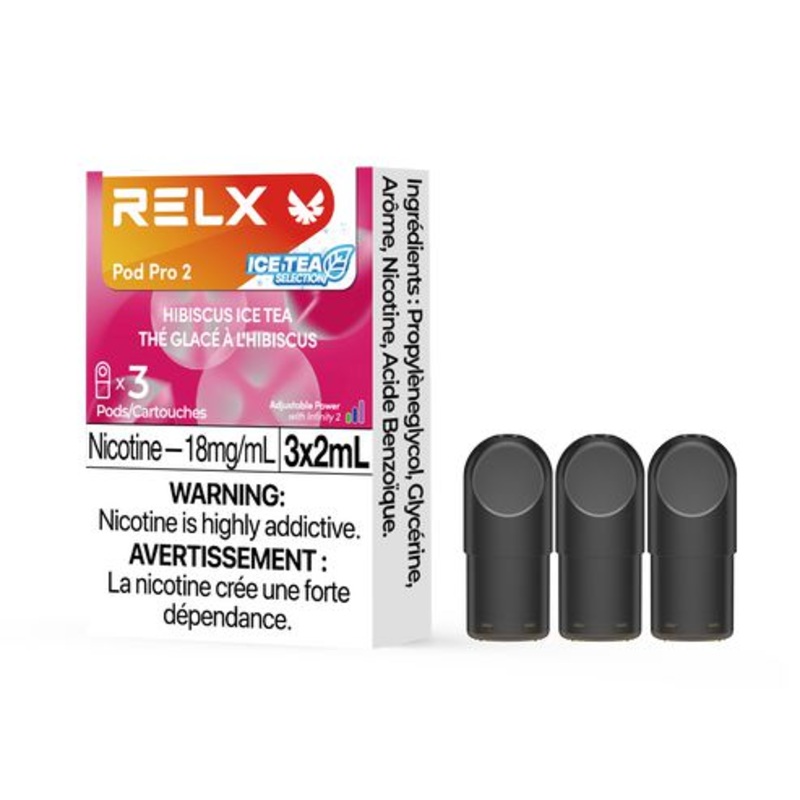 [Vape Pods] RELX Infinity Pro – Hibiscus Ice Tea (3pk)
