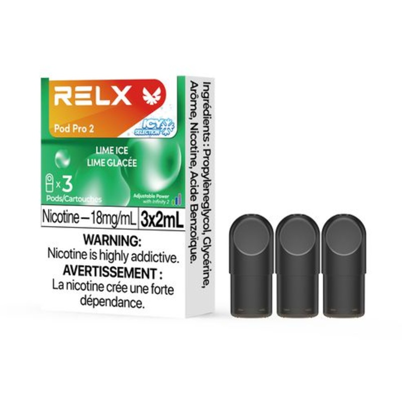 [Vape Pods] RELX Infinity Pro – Lime Ice (3pk)