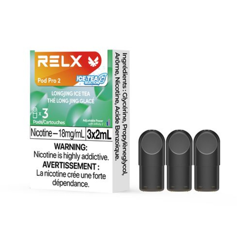 [Vape Pods] RELX Infinity Pro – Longjing Ice Tea (3pk)