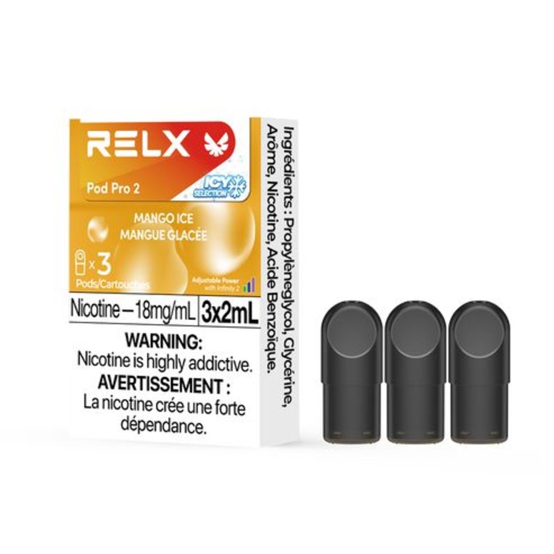 [Vape Pods] RELX Infinity Pro – Mango Ice (3pk)
