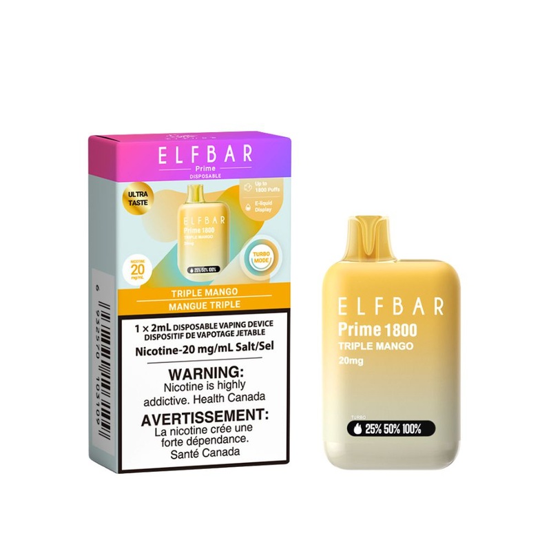 [Disposables] Elfbar Prime 1800 – Triple Mango
