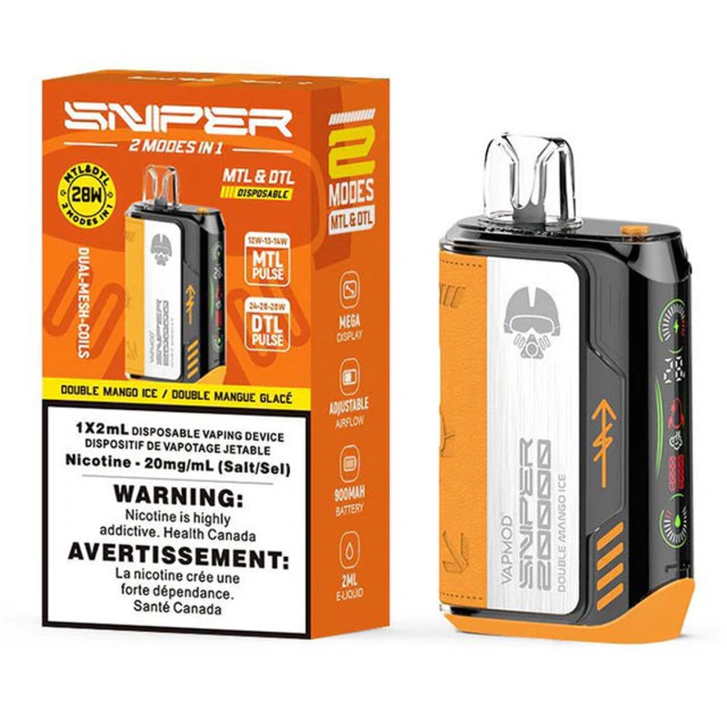 [Disposables] Sniper by VAPMOD – Double Mango Ice