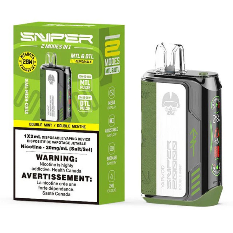 [Disposables] Sniper by VAPMOD – Double Mint