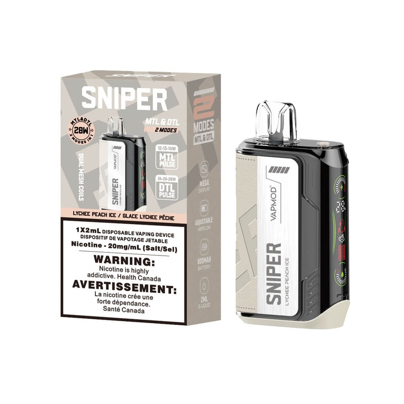 [Disposables] Sniper by VAPMOD – Lychee Peach Ice