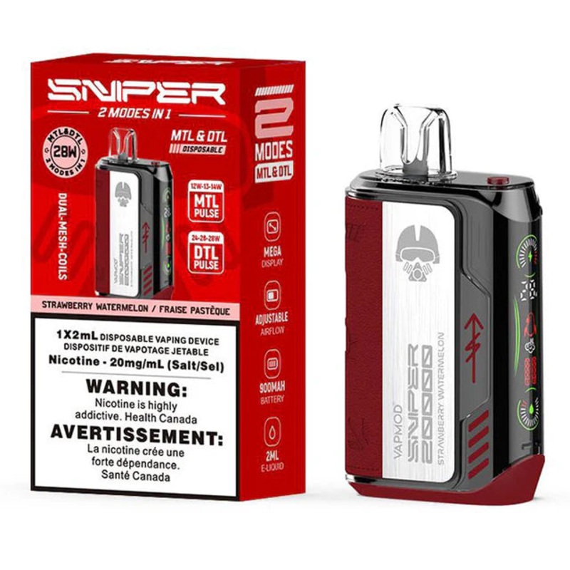 [Disposables] Sniper by VAPMOD – Strawberry Watermelon