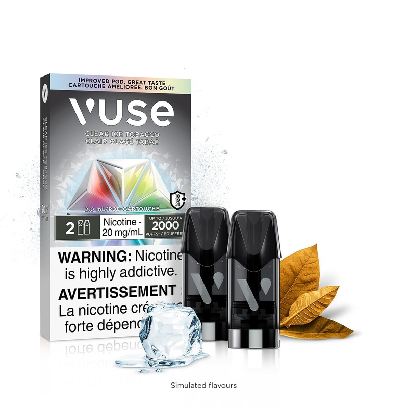 [Vape Pods] VUSE ePod – Clear Ice Tobacco (2pk)