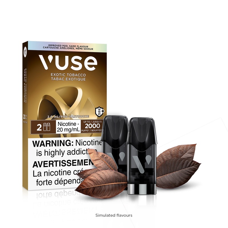 [Vape Pods] VUSE ePod – Exotic Tobacco (2pk)