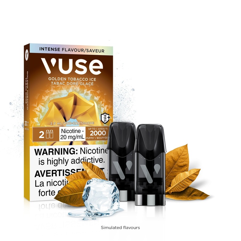 [Vape Pods] VUSE ePod – Golden Tobacco Ice (2pk)