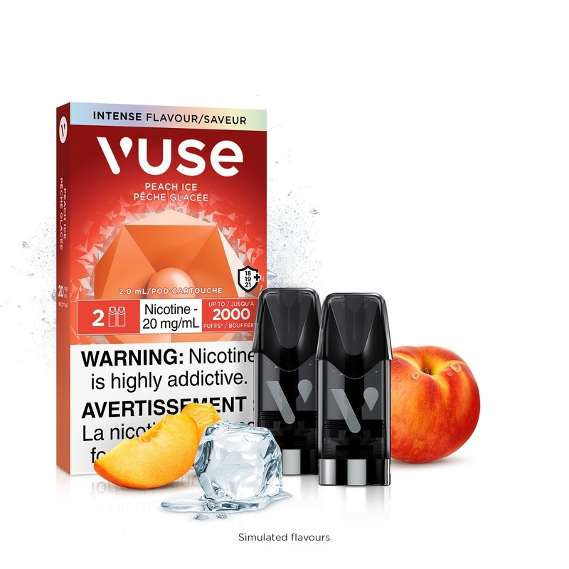 [Vape Pods] VUSE ePod – Peach Ice (2pk)