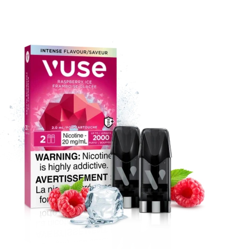 [Vape Pods] VUSE ePod – Raspberry Ice (2pk)