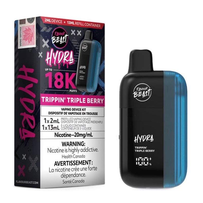 [Disposables] Flavour Beast HYDRA – Trippin’ Triple Berry