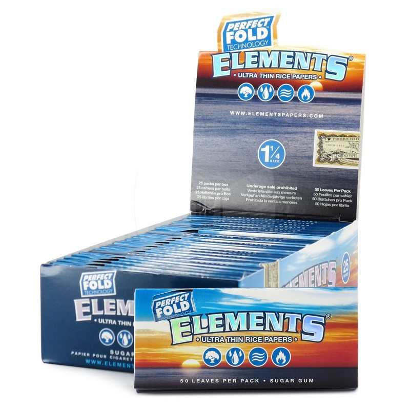 Elements Perfect Fold 1 1/4 Natural Rolling Papers