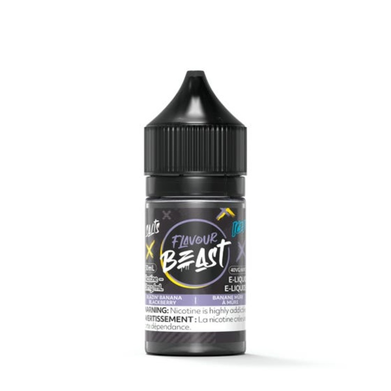 [Nic Salt] Flavour Beast – Blazin’ Banana Blackberry Iced 30mL