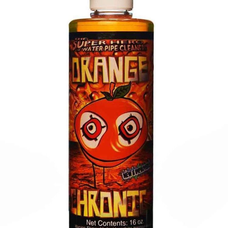 Orange Chronic 16oz Bong Cleaner Super Hero