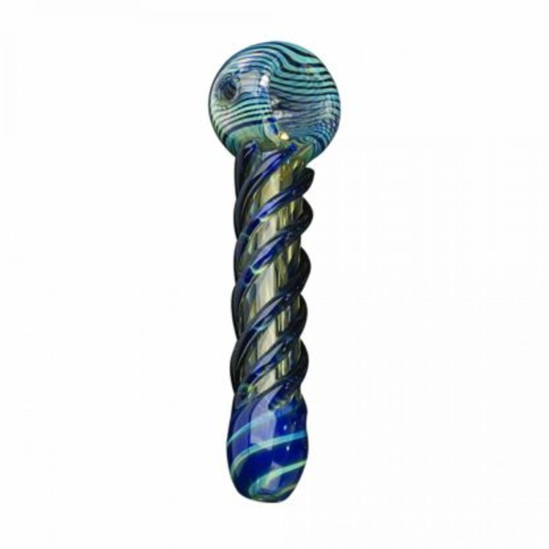 Red Eye Glass 4 Colour Icicles Hand Pipe