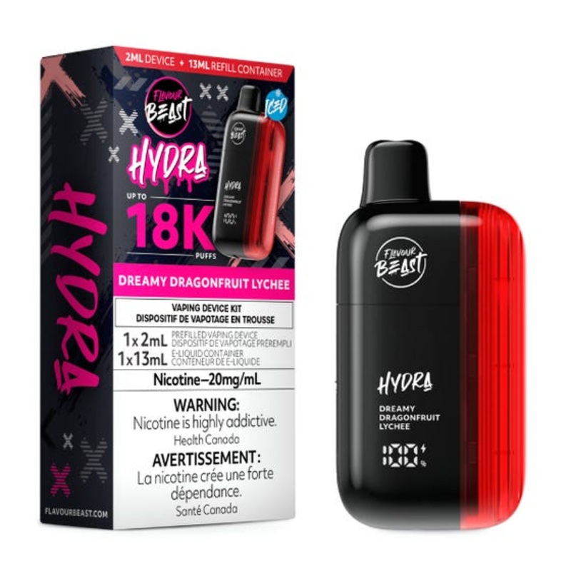 [Disposables] Flavour Beast HYDRA – Dreamy Dragonfruit Lychee Iced