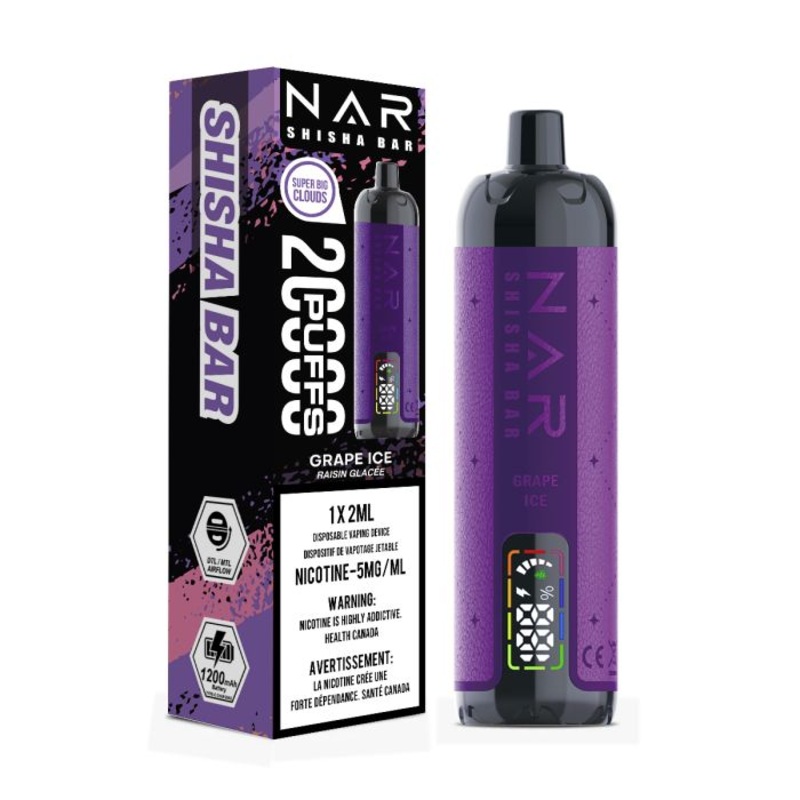 [Disposables] Nar Shisha Bar – Grape Ice