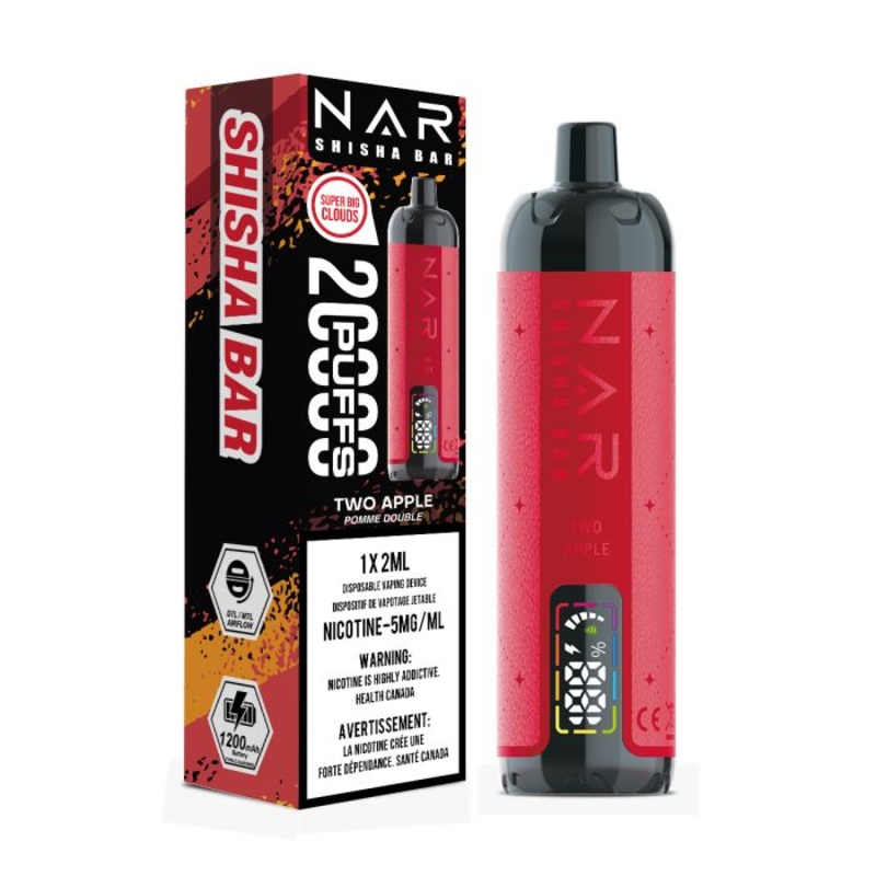 [Disposables] Nar Shisha Bar – Two Apple