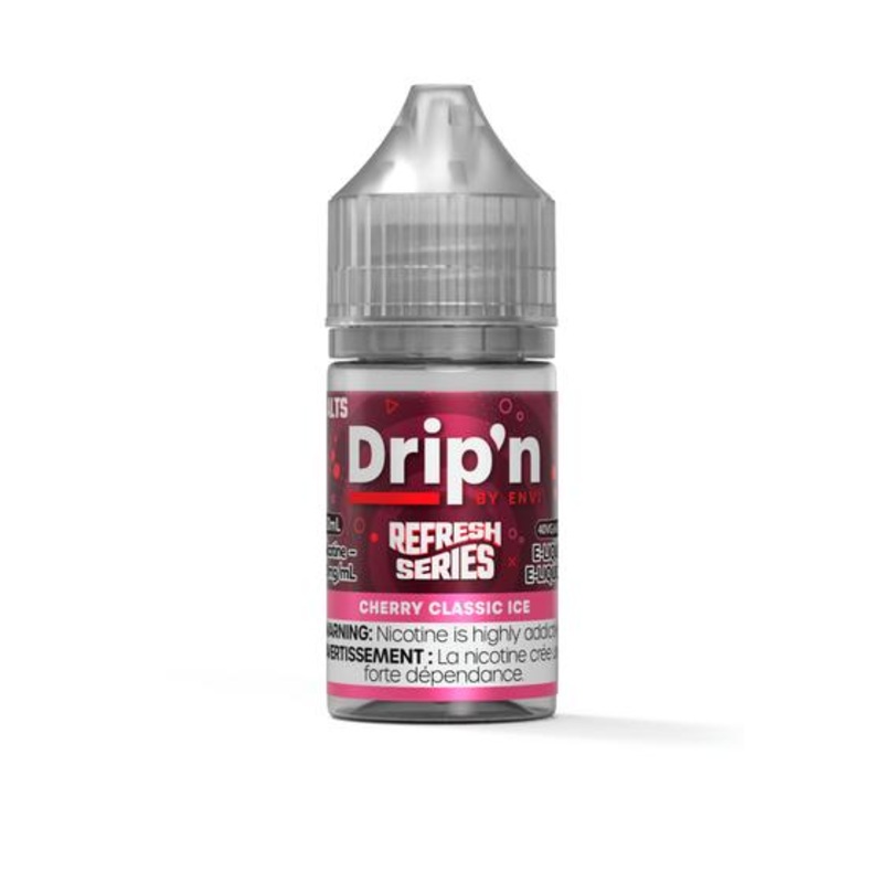[Nic Salt] Drip’n by Envi Refresh Salt – Cherry Classic Ice 30mL