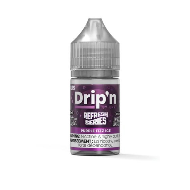 [Nic Salt] Drip’n by Envi Refresh Salt – Purple Fizz Ice 30mL