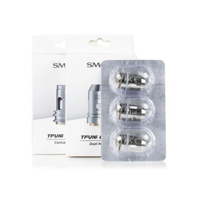 Smok TFV18/TFV16 – Coil|Conical Mesh 0.2 (BEST:90W)|Dual Mesh Coil 0.12 (BEST: 120W)|Triple Mesh Coil 0.15 (BEST: 90W)|Mesh Coil 0.17 (BEST: 120W)|Mesh Coil 0.33 (100-110W)|Dual Meshed 0.15 (BEST:100-110W) TFV18