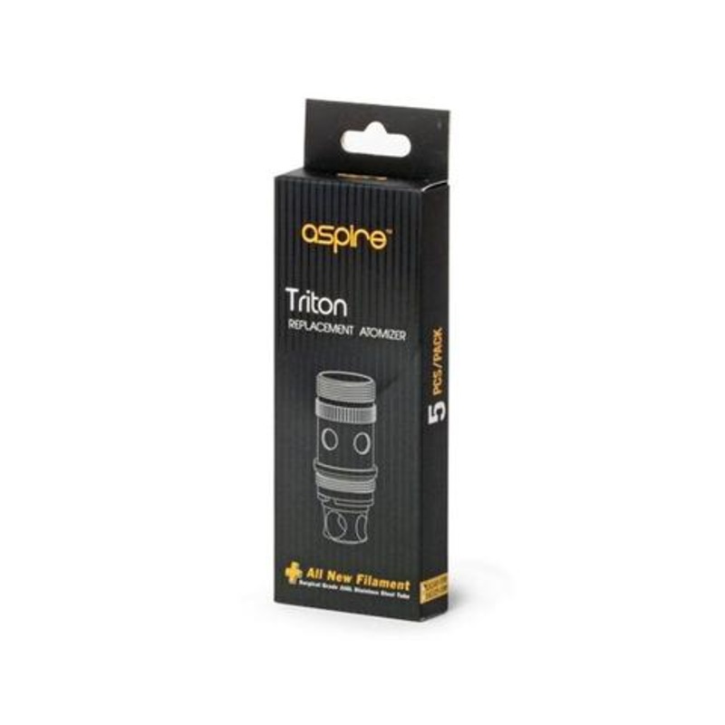 Aspire Triton – Coil DC|0.3 (45-55W)|0.5 Clapton Coil (40-45W)|0.4 (25-30W)|1.8 (10-13W)