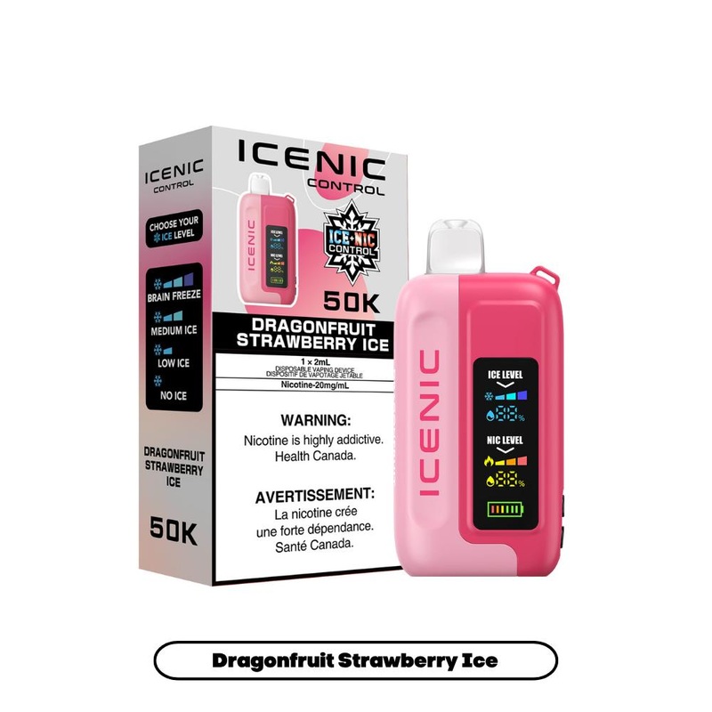 [Disposables] Icenic Control – Dragon Fruit Strawberry Ice