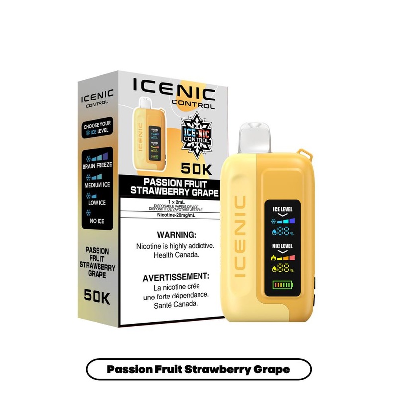[Disposables] Icenic Control – Passionfruit Strawberry Grape