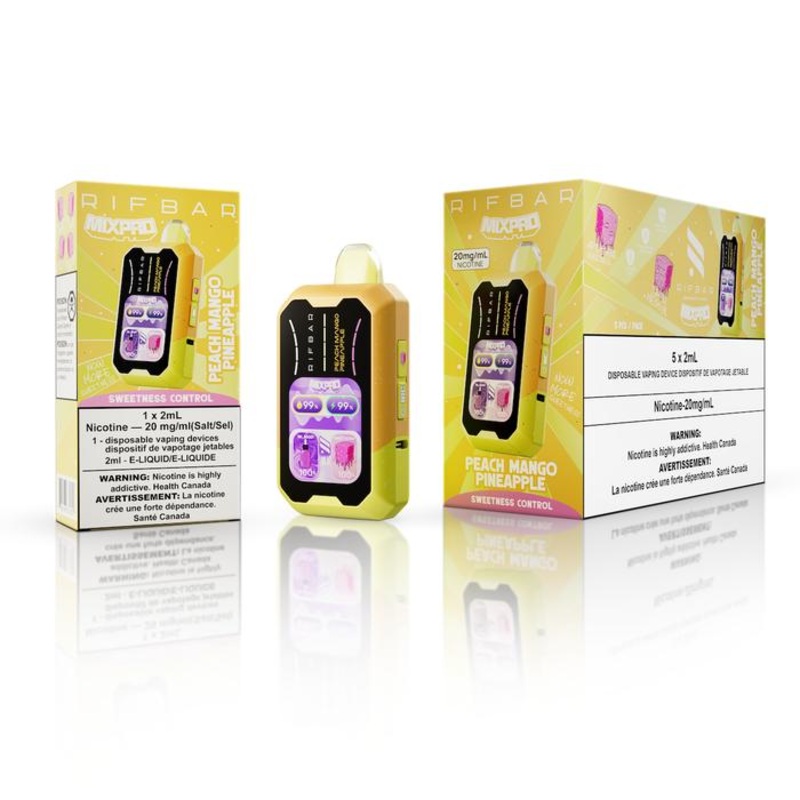 [Disposables] RIFBAR Mixpro – Peach Mango Pineapple