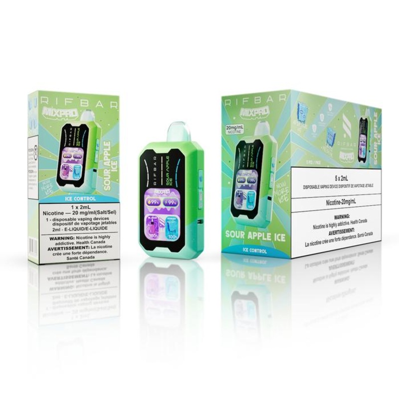 [Disposables] RIFBAR Mixpro – Sour Apple Ice