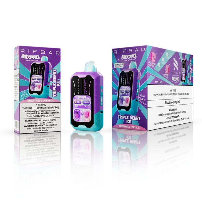[Disposables] RIFBAR Mixpro – Triple Berry Ice