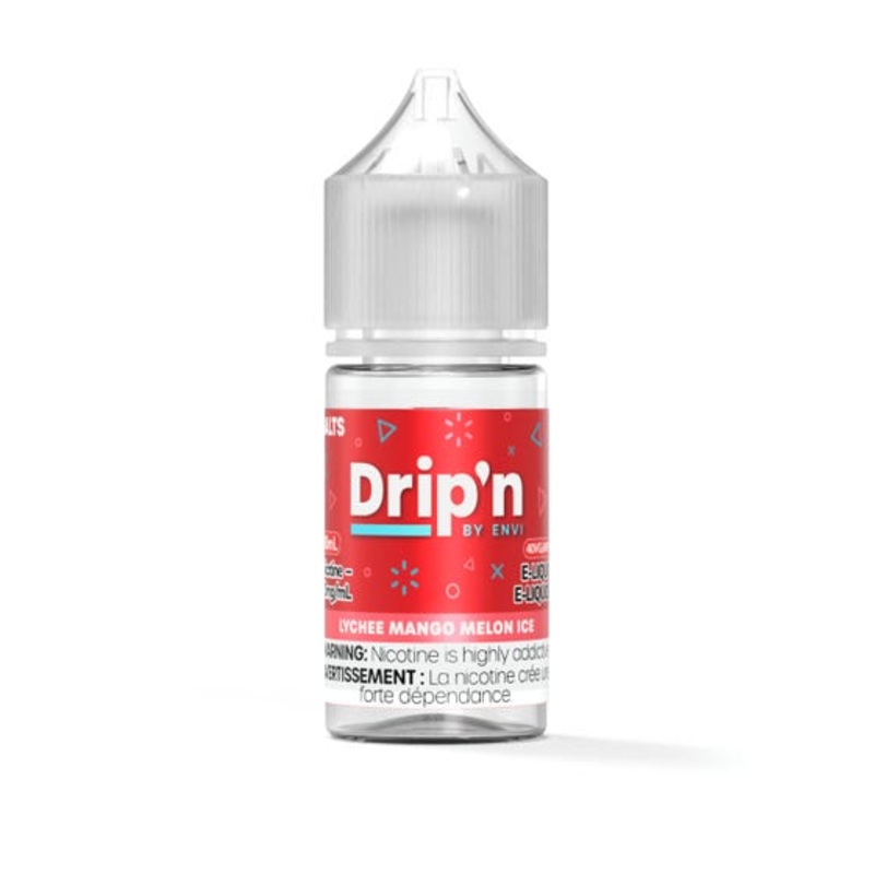 [Nic Salt] Drip’n by Envi Classics Salt – Lychee Mango Melon Ice 30mL